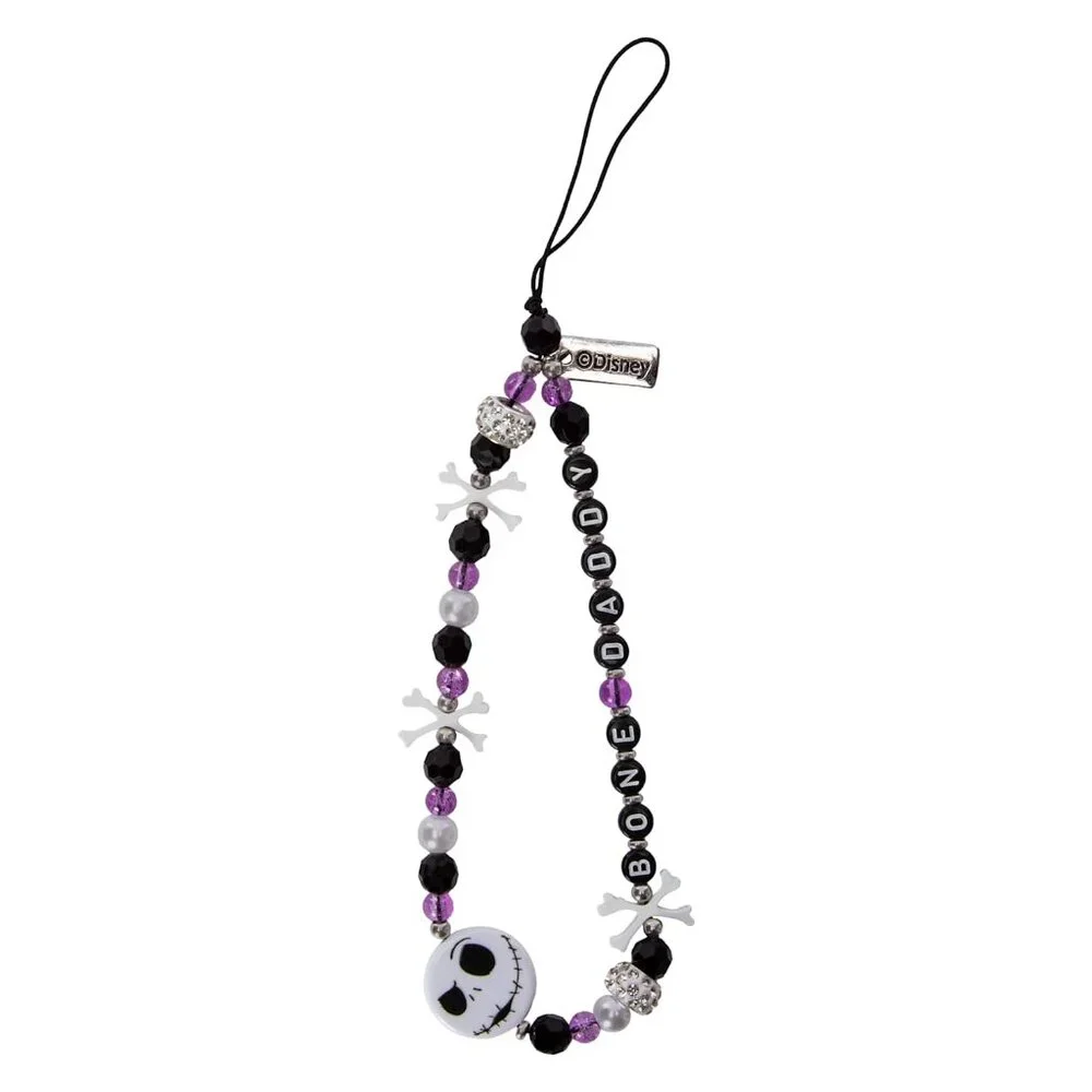 Disney The Nightmare Before Christmas Phone Charm Wristlet - Bone Daddy - NEW
